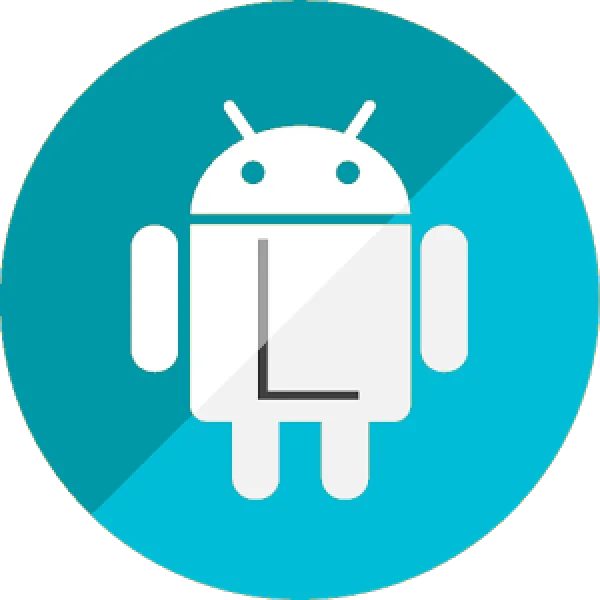 Android L Logo Icon PNG Transparent Background
