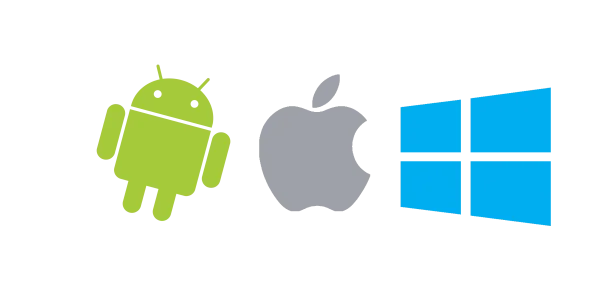 Android Apple Windows Logos PNG Transparent Background