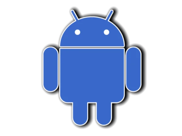 Blue Android Robot Logo PNG Transparent