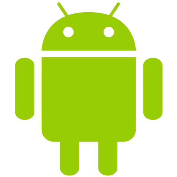 Green Android Robot Logo PNG Transparent Background