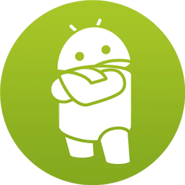 Android Logo Icon Green Circle PNG