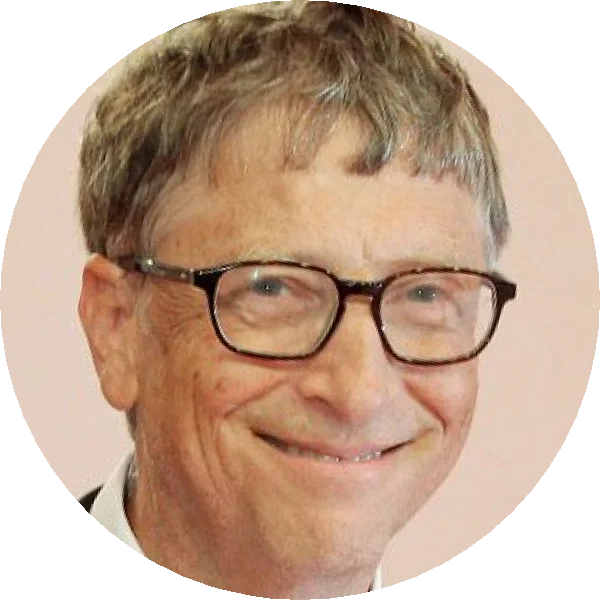 Smiling Bill Gates Transparent PNG