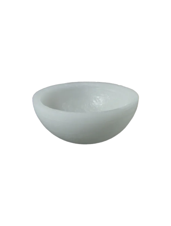 White Hemisphere Bowl PNG Transparent