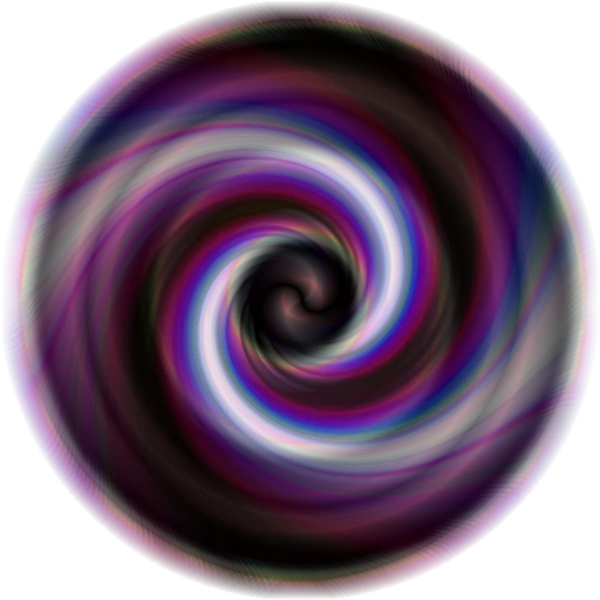 Abstract Purple Blue Vortex PNG Transparent
