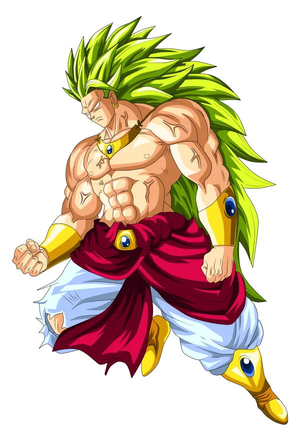 Broly Legendary Super Saiyan PNG Transparent Background