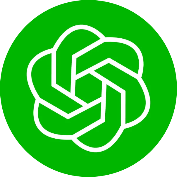 ChatGPT Logo Green Transparent PNG