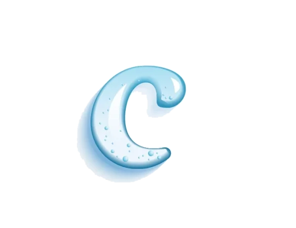 Water Letter C Transparent PNG
