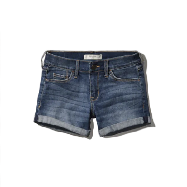Blue Denim Shorts PNG Transparent Background