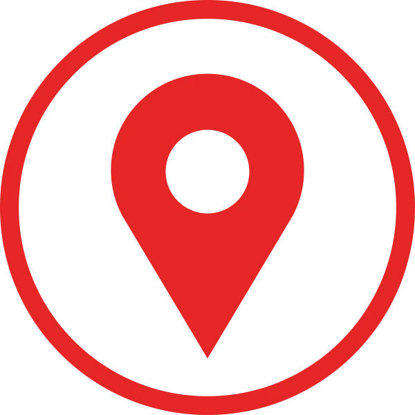 Red Location Pin Icon PNG Transparent