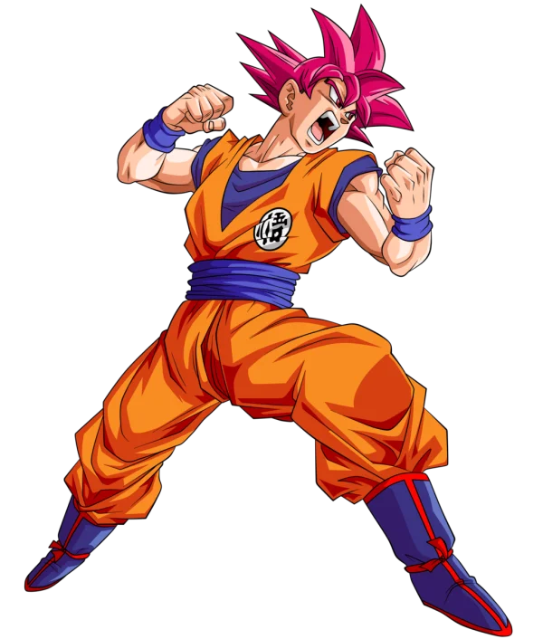 Goku Super Saiyan God Transparent PNG