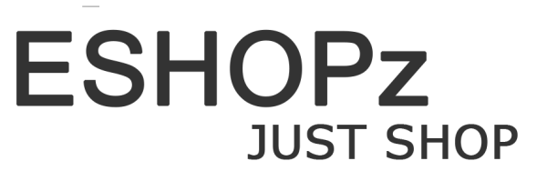 ESHOPz Logo with Just Shop Tagline PNG