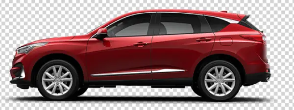 Red Luxury SUV Transparent PNG Image