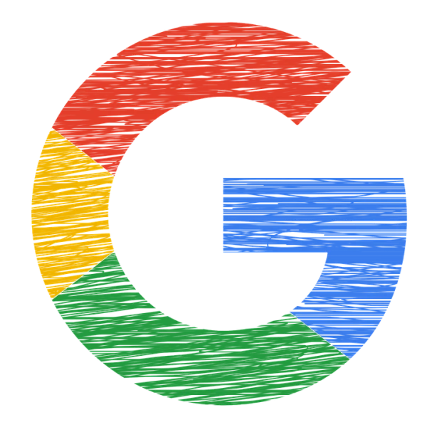 Google G Logo Scribble Style PNG Transparent Background