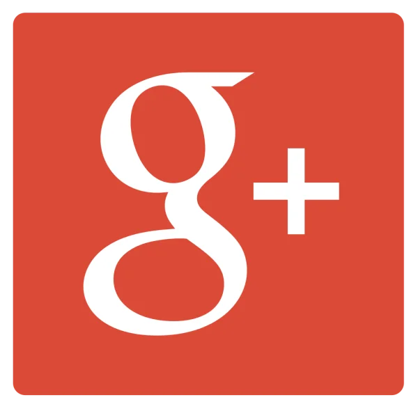 Google Plus Logo Red Background PNG