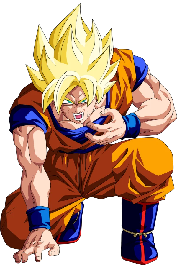 Super Saiyan Goku PNG Transparent Background
