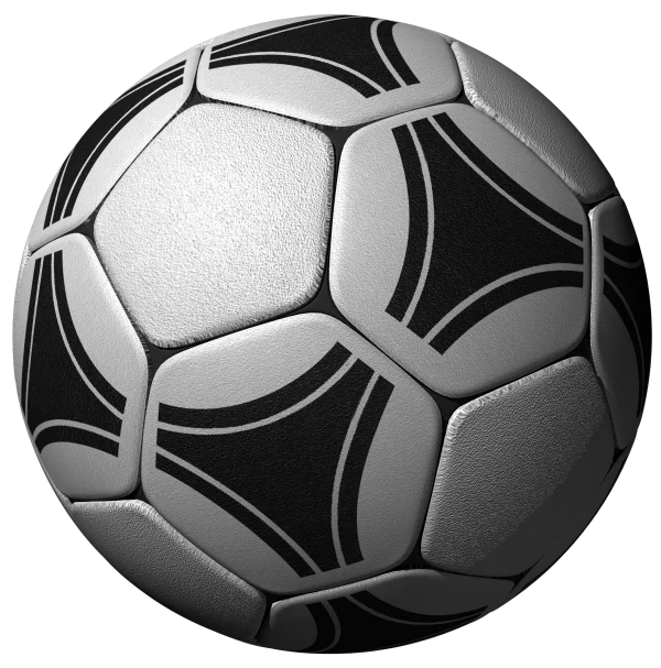 Classic Soccer Ball PNG Transparent Background