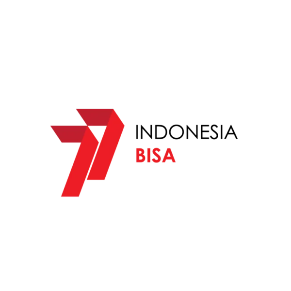 77th Indonesia BISA Logo Transparent Background