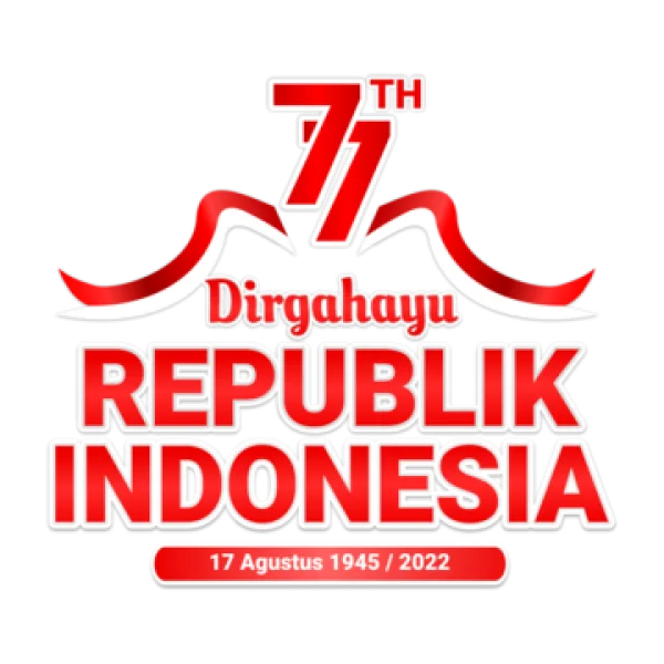 77th Indonesian Independence Day Dirgahayu Republik Indonesia Logo