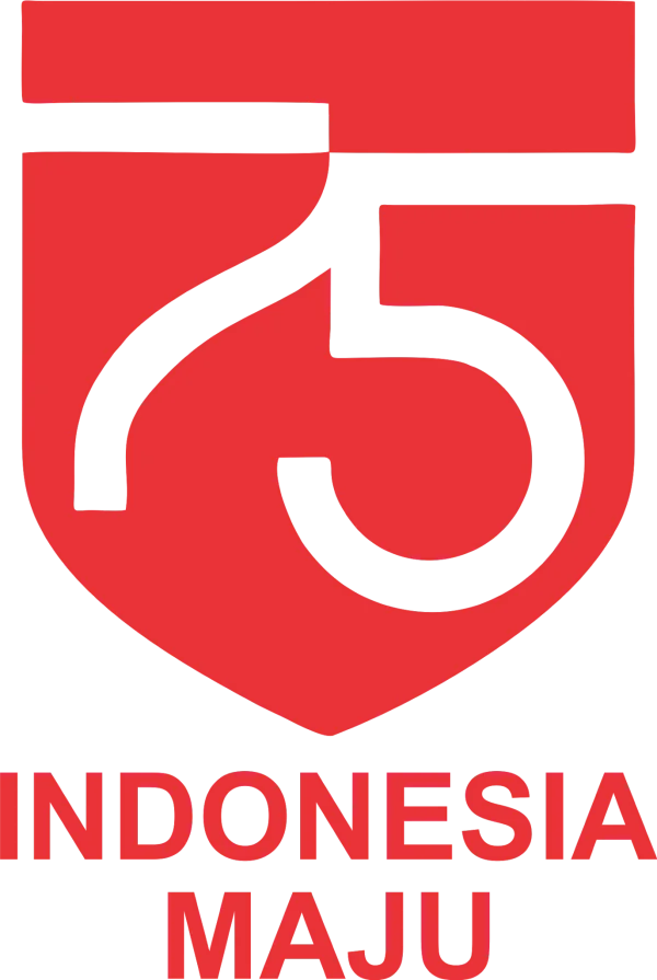 Indonesia 75th Anniversary Logo PNG - Indonesia Maju
