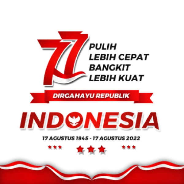 Indonesia 77th Independence Day Logo PNG