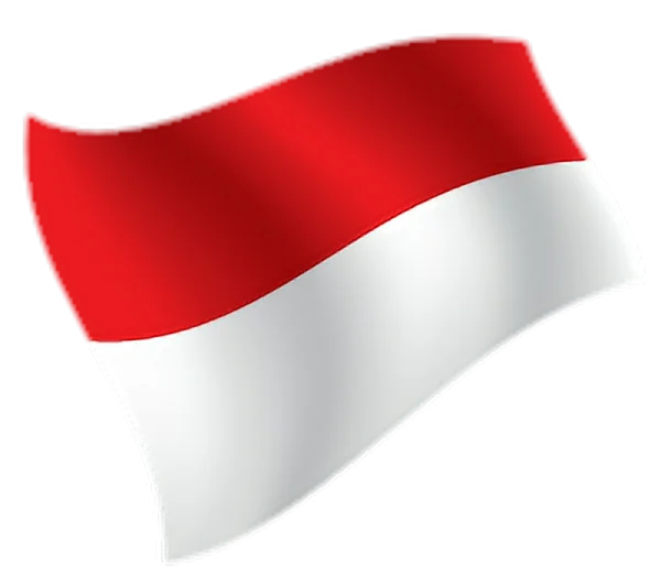 Indonesian Flag Waving PNG Transparent Background