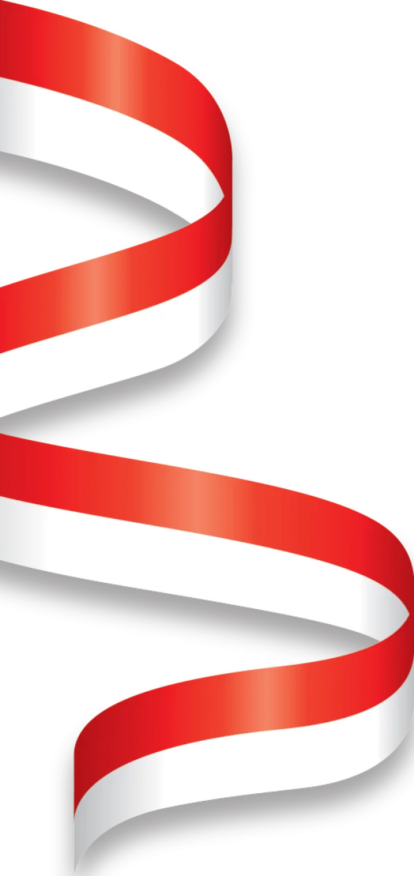 Yemen Flag Wavy Ribbon PNG Transparent