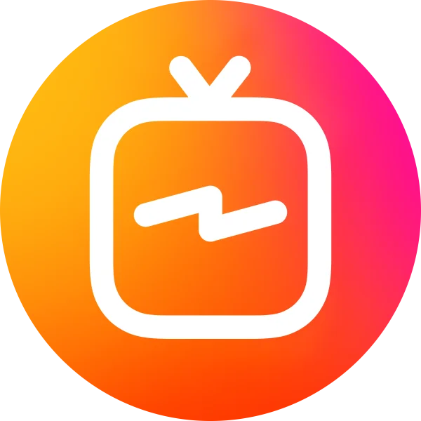 Vibrant Gradient TV Icon PNG