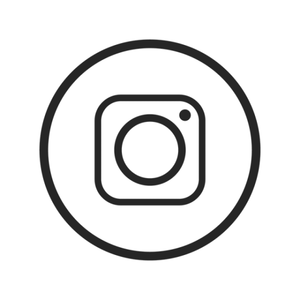 Black Outline Instagram Icon PNG Transparent