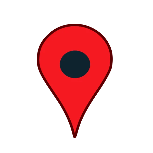 Red Location Pin Icon PNG Transparent Background