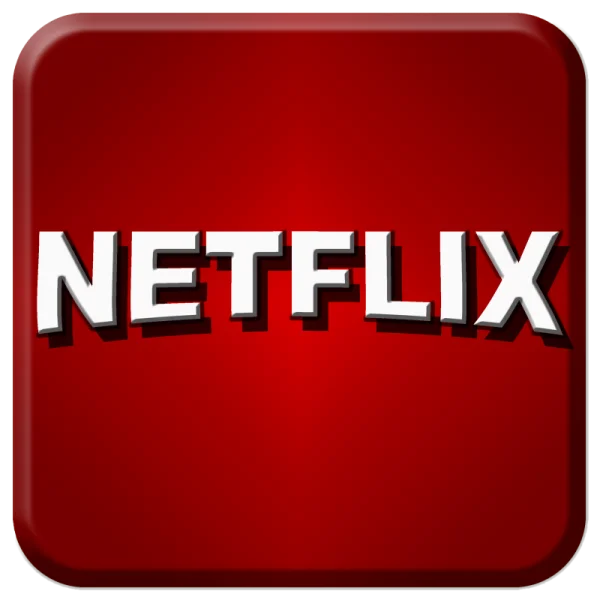 Netflix Logo Icon PNG Transparent Background