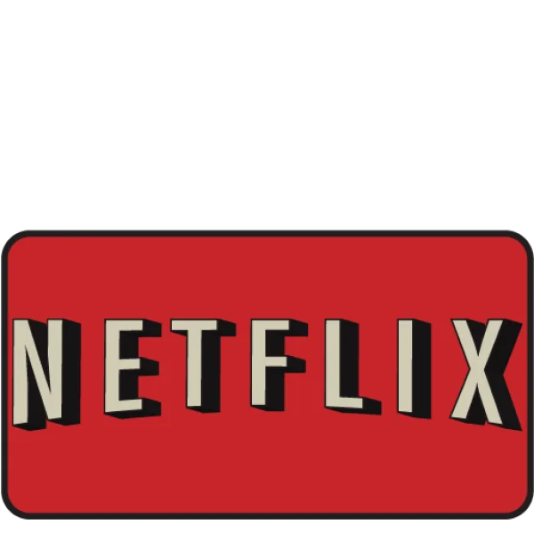 Netflix Classic Logo PNG Transparent Background