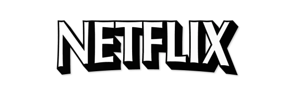 Netflix Text Logo PNG Transparent