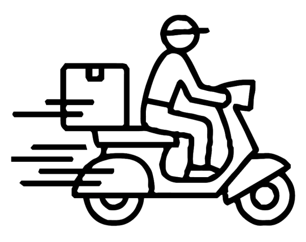 Delivery Scooter Icon PNG Transparent