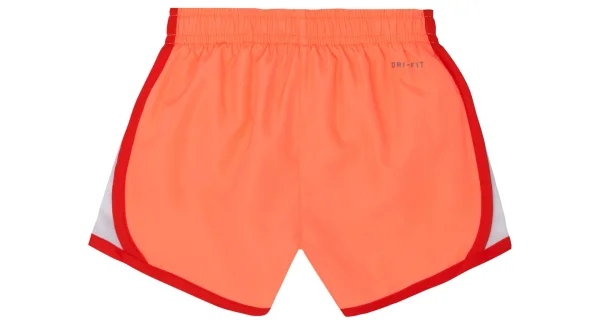 Bright Orange Athletic Shorts PNG Transparent Background