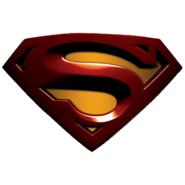 Superman Logo Shield PNG Transparent