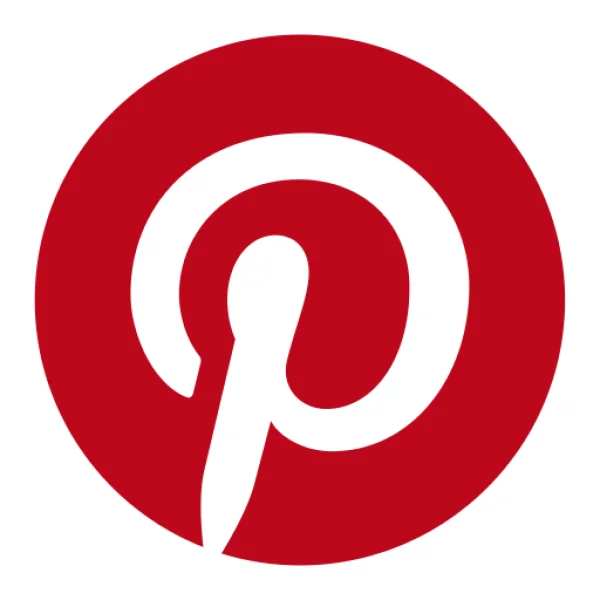 Pinterest Logo Icon PNG Transparent Background