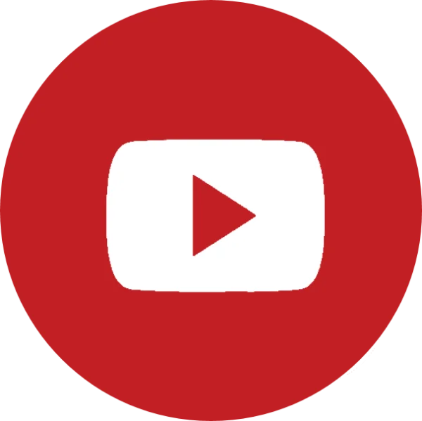 YouTube Logo Red Circle PNG Transparent Background