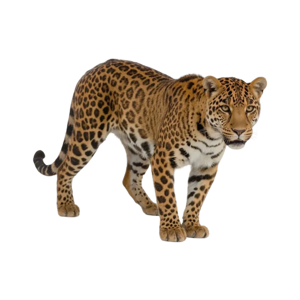 Realistic Leopard PNG Transparent Background