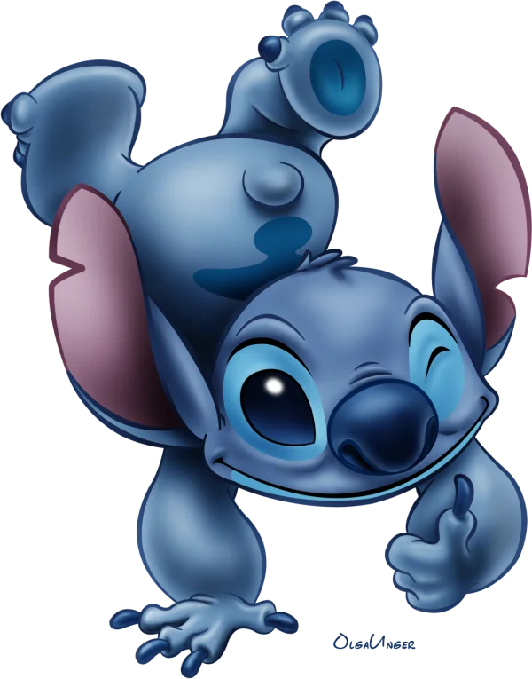 Stitch Thumbs Up PNG Transparent Background