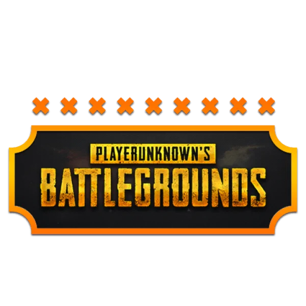 PUBG Game Logo Ticket PNG