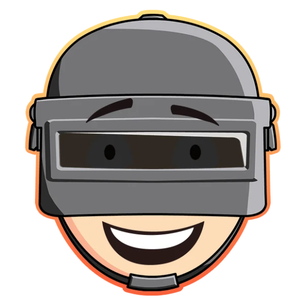 PUBG Helmet Smiling Avatar PNG