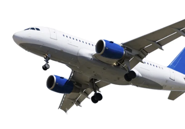 Passenger Jet Airplane PNG Transparent Background