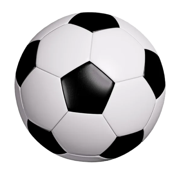 Classic Soccer Ball PNG Transparent Background
