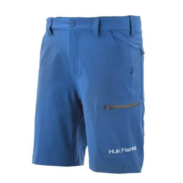 Blue Huk Fishing Shorts PNG Transparent Background