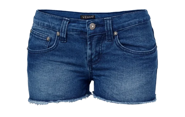 Blue Denim Shorts PNG Transparent Background