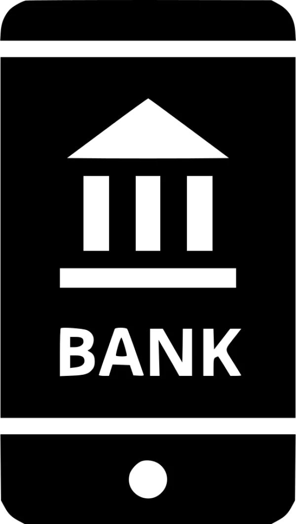 Mobile Banking Icon PNG Transparent Background