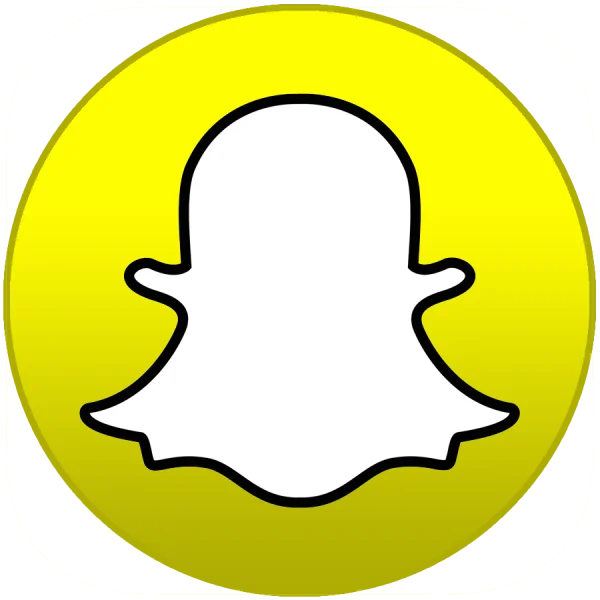 Snapchat Ghost Logo PNG Transparent Background