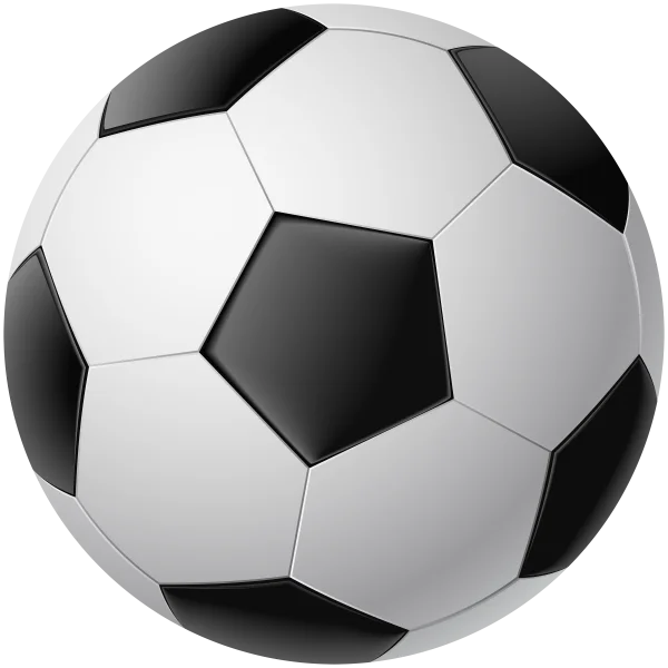 Classic Soccer Ball PNG Transparent Background