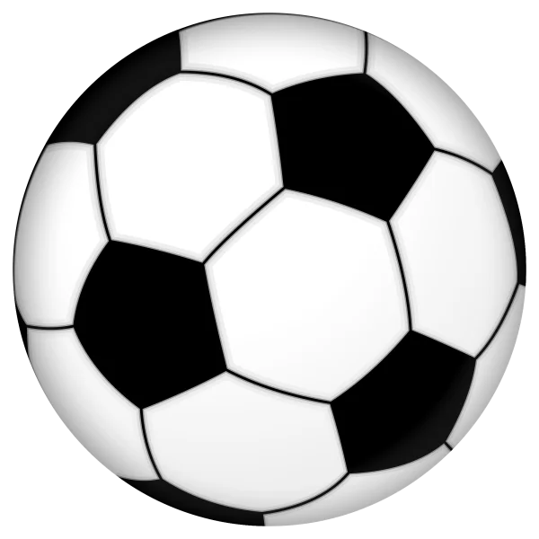 Classic Soccer Ball PNG Transparent