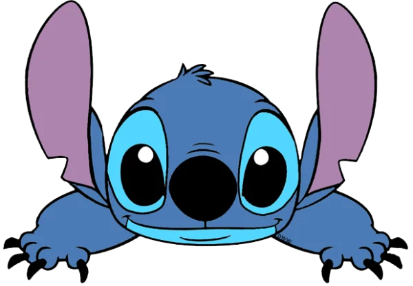 Disney Stitch Peeking Transparent PNG